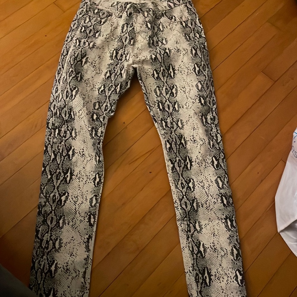 Snake design pants